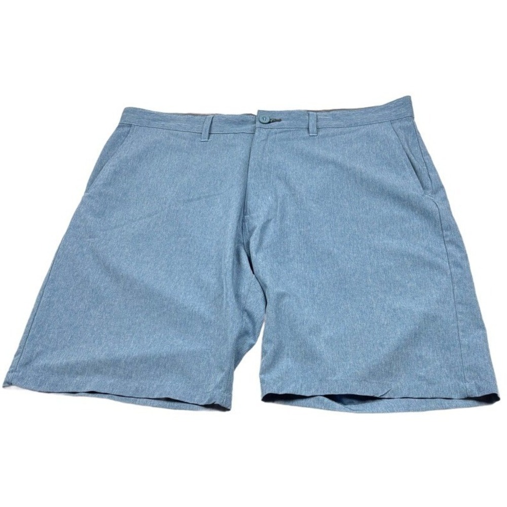 Ron Jon Surf Shop Hybrid Shorts Flat Front Casual Walking Blue Mens Size 38